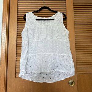 White prAna Kendall blouse